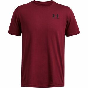 Under Armour SPORTSTYLE LC SS Tricou bărbați, vișiniu, mărime imagine