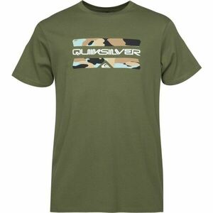 Quiksilver CAMO LOGO SS Tricou pentru bărbați, kaki, mărime imagine