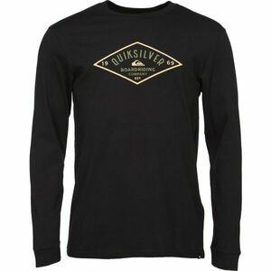 Quiksilver DIAMOND LOGO LS Tricou pentru bărbați, negru, mărime imagine