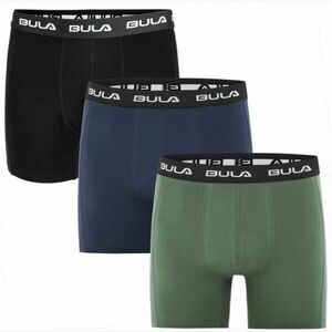 Bula FRAME BOXER 3PK Boxeri din bumbac pentru bărbați, negru, mărime imagine