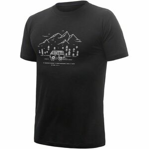 Sensor MERINO BLEND ELEMENTS Tricou funcțional bărbați, negru, mărime imagine