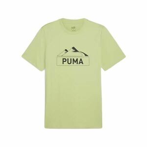 Puma OPEN ROAD MOUTING GRAPHIC TEE Tricou pentru bărbați, verde deschis, mărime imagine