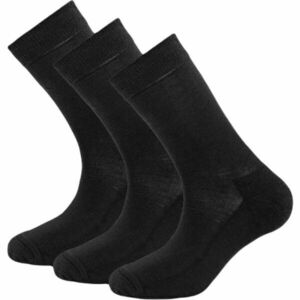 Devold DAILY MERINO MEDIUM SOCK 3PK Șosete de lână pentru bărbați, negru, mărime imagine