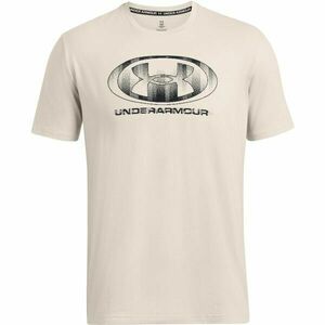 Under Armour GLITCH LOGO Tricou pentru bărbați, bej, mărime imagine