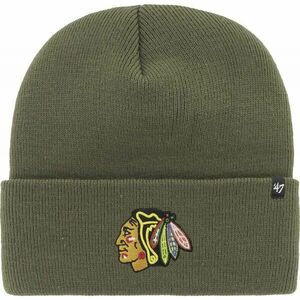 47 NHL CHICAGO BLACKHAWKS HAYMAKER '47 CUFF KNIT BLK Căciulă de iarnă, kaki, mărime imagine