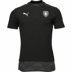 Puma CASUALS POLO FAČR Tricou polo bărbați, negru, mărime imagine