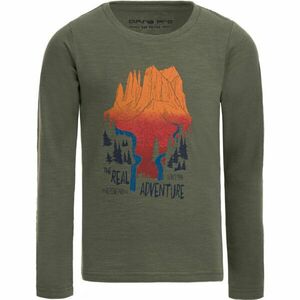 ALPINE PRO BASTO Tricou de băieți, kaki, mărime imagine