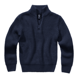 Pulover pentru copii Brandit Marine Pullover Troyer, albastru marin imagine