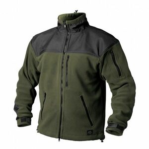 Jachetă flaușată Helikon-Tex Classic Army ramforsată, negru olive, 300g / m2 imagine