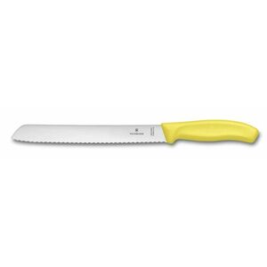 Cuțit de pâine și patiserie Victorinox Swiss Classic, galben imagine