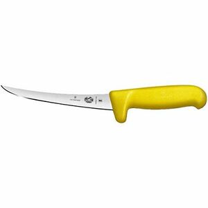 Cuțit de dezosat Victorinox Fibrox cu mâner de siguranță , galben imagine