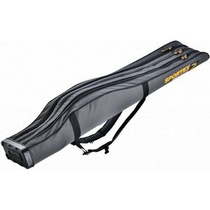 Husa Rigida Sportex Super Safe III Grey, 3 Lansete + 3 Mulinete (Lungime husa: 175 cm) imagine