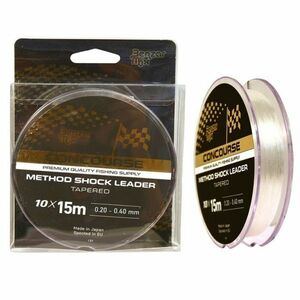 Fir Conic Inaintas Fluorocarbon Benzar Method Shock Leader, 10x15m (Diametru fir: 0.20-0.40mm) imagine