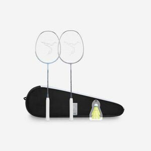 Set Rachete Badminton BR190 Partner Albastru-Mov Adulți imagine