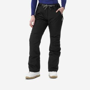 Pantalon Călduros și confortabil Snowboard SNB 100 Negru Damă imagine