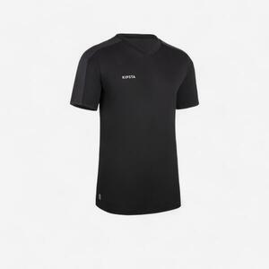 Tricou Fotbal ESSENTIEL Negru Copii imagine