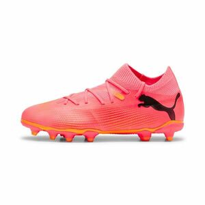 Ghete Fotbal puma Future 7 Match FG/AG Portocaliu Copii imagine