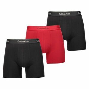 Calvin Klein MODERN COTTON HOLIDAY FASHION 3PK Boxeri bărbați, negru, mărime imagine