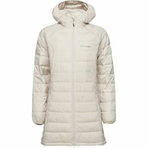 Columbia POWDER LITE MID JACKET Geacă lungă de iarnă femei, bej, mărime imagine