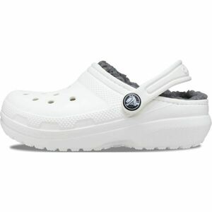 Crocs CLASSIC LINED CLOG K Cizme de cauciuc copii, alb, mărime 34/35 imagine