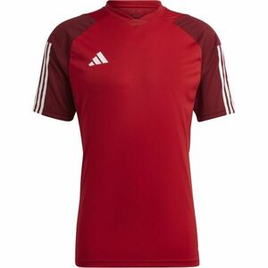 adidas TIRO 23 JSY Tricou fotbal bărbați, roșu, mărime imagine