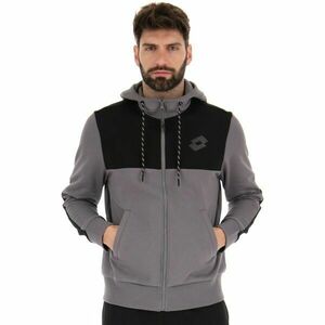 Lotto TRAINING PURE FULL-ZIP HOODIE Hanorac pentru bărbați, gri, mărime imagine