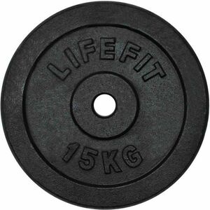 Lifefit KOTOUČ 15KG 30MM Disc pentru haltere, negru, mărime imagine