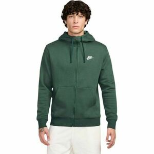 Nike NSW CLUB HOODIE FZ BB M Hanorac de bărbați, verde închis, mărime imagine