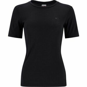 KARI TRAA LUCIE MERINO Tricou din lână pentru femei, negru, mărime imagine