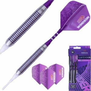 Windson LAVENDER 14G Set de săgeți cu cilindru din alamă și vârf din plastic, mov, mărime imagine