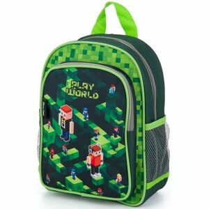 Oxybag KID BACKPACK PLAYWORLD Ghiozdan grădiniță, verde, mărime imagine