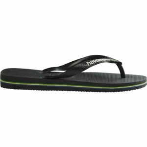 HAVAIANAS BRASIL LOGO Șlapi unisex, negru, mărime 41/42 imagine