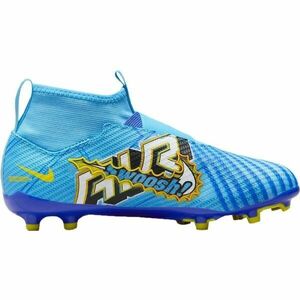 Nike JR MERCURIAL SUPERFLY 9 PRO KM FG/MG Ghete de fotbal copii, albastru, mărime 38.5 imagine