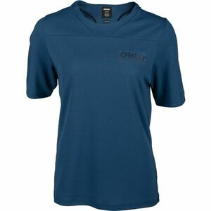 Oakley FACTORY PILOT LITE SS W Tricou ciclism femei, albastru închis, mărime imagine