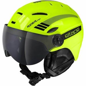 Etape RIDER PRO Cască schi de copii cu vizieră, neon reflectorizant, mărime imagine