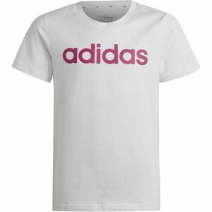 adidas ESS LIN T Tricou pentru fete, alb, mărime imagine