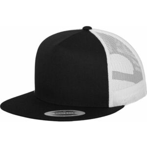 Brandit Classic Trucker Classic Trucker 2-Tone Cap cu boruri drepte, negru și alb imagine