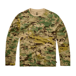 Brandit Premium tricou cu mânecă lungă, tactic camo imagine