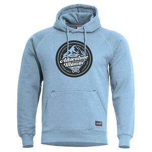 Hanorac cu glugă pentru bărbați Pentagon Phaeton Hoodie "Adventure Maniac" Lagoon Blue imagine