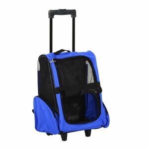 Rucsac transport animale mici PawHut, rezistent la apa, maner telescopic 36x30x49 | Aosom Romania imagine