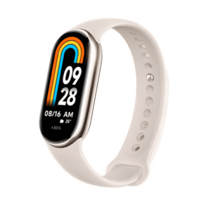 Bratara Fitness Xiaomi Mi Band 8, Rezistenta la apa 5ATM, bratara silicon, ecran AMOLED 1.62inch (Auriu) imagine