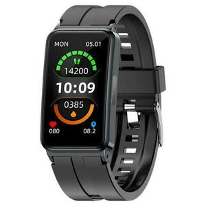 Smartband iSEN EP01, 1.47inch IPS HD, ECG, Ritm cardiac, Presiune sanguina, Glicemie, Oxigen, Monitorizare somn, Bt v5.1, IP67, 210mAh, Negru imagine