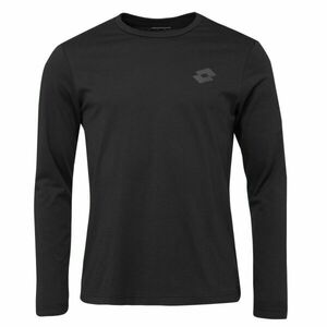 Lotto MSC LONG SLEEVE TEE Tricou pentru bărbați, negru, mărime imagine