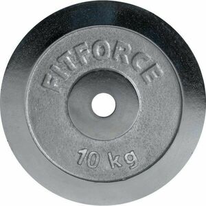 Fitforce PLC 10KG 25MM Disc de greutate, argintiu, mărime imagine