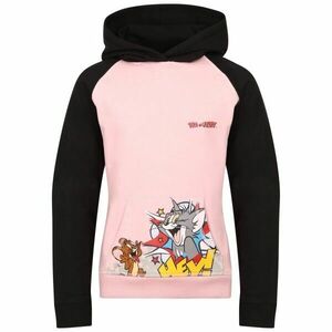 TOM AND JERRY TOM JERRY SMILE HOODIE-B Hanorac copii, roz, mărime imagine