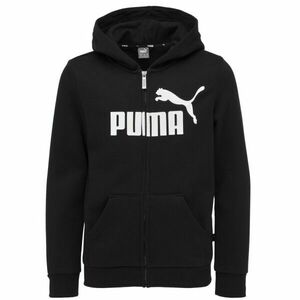 Puma ESSENTIALS BIG LOGO FZ HOODIE FL B Hanorac pentru copii, negru, mărime imagine