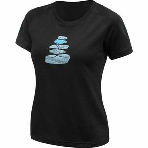 Sensor MERINO BLEND STONE Tricou funcțional femei, negru, mărime imagine