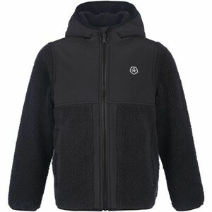 COLOR KIDS TEDDY FLEECE JACKET Hanorac fleece copii, negru, mărime imagine