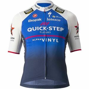 Castelli SOUDAL QUICK-STEP COMPETIZIONE JERSEY Tricou de ciclism, albastru, mărime imagine