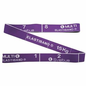 SVELTUS ELASTIBAND 15 KG Bandă elastică fitness, mov, mărime imagine